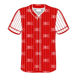 Baseball Jersey Red Stripes (download)