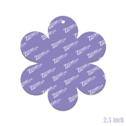 Alternative view of Groovy Flower Acrylic Blank- Sticker- UV DTF (2.5 inch)
