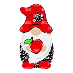Boy Gnome Apple SVG (Fits Boy Gnome Acrylic Blanks)