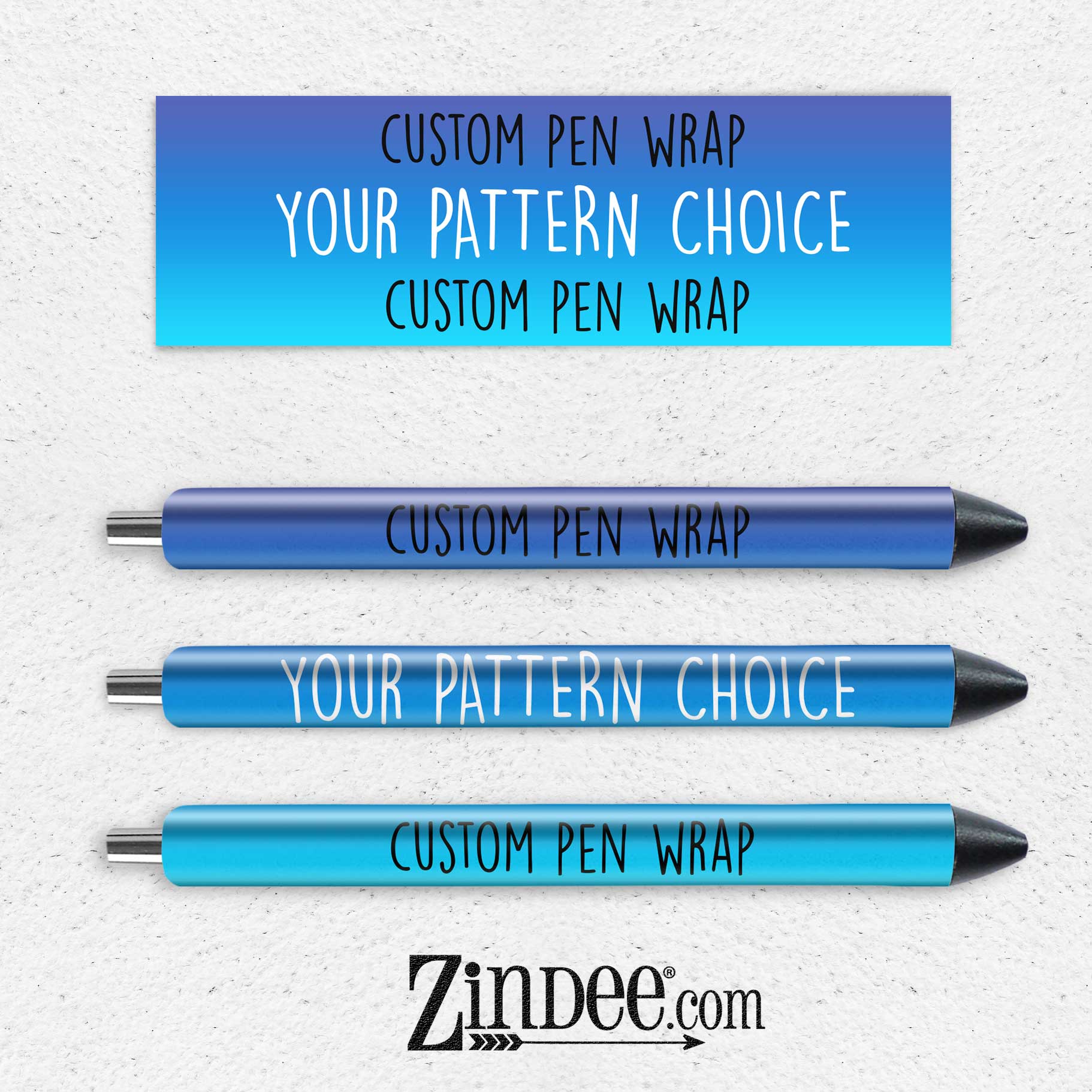 Custom Pen Wrap (UV DTF or VINYL)