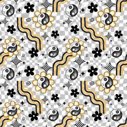 Daisy Ying Yang seamless (vinyl)