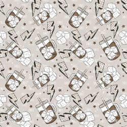 Iced Coffee Power seamless (vinyl)