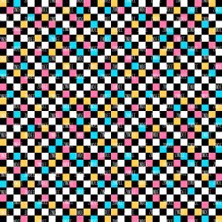 Neon Checker seamless (vinyl)