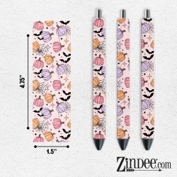 Pastel Pumpkins VINYL Pen Wrap