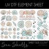 Sea Shells Element Sheet (UV DTF)