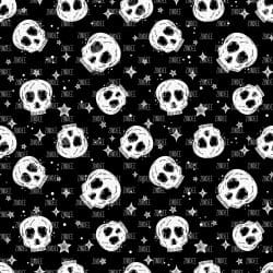 Skeleton and Stars seamless (vinyl)