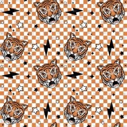 Tiger Checkered seamless (Sublimation Sheet)