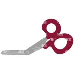 Trauma Scissors .6 inch (shaker filler) NO HOLE (10 Pack) - Image 2