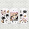 Tropical Mixtape UV DTF Glass Can Wrap