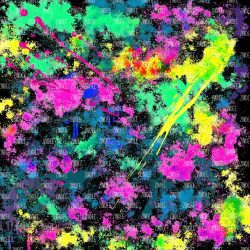 90's Paint Splatter Black seamless (vinyl)