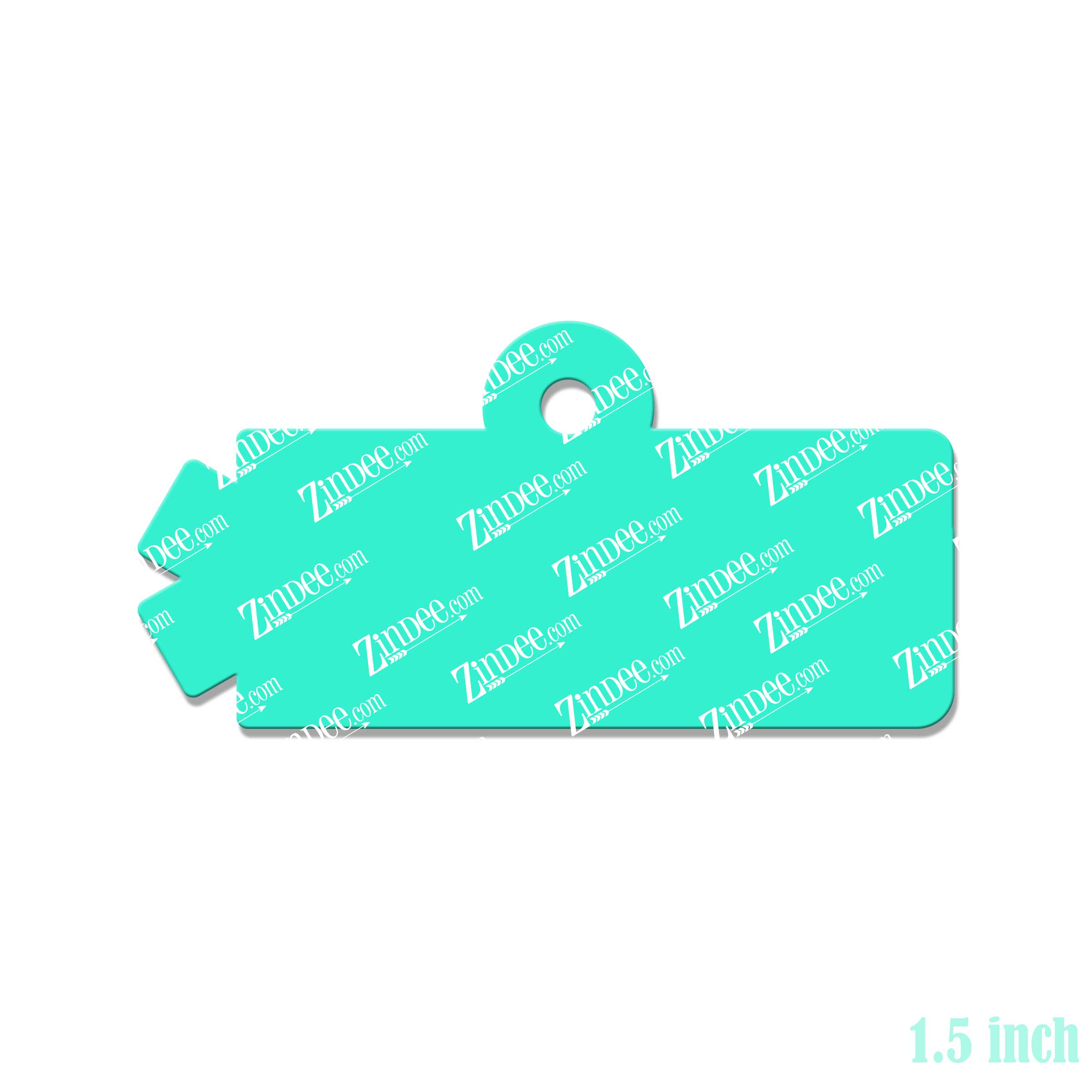 Allergy Tag Acrylic Blank- Sticker- UV DTF (1.5 inch) - Image 2