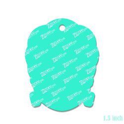 Alternative view of Bride of Frankenstein Acrylic Blank- Sticker- UV DTF (1.5 inch