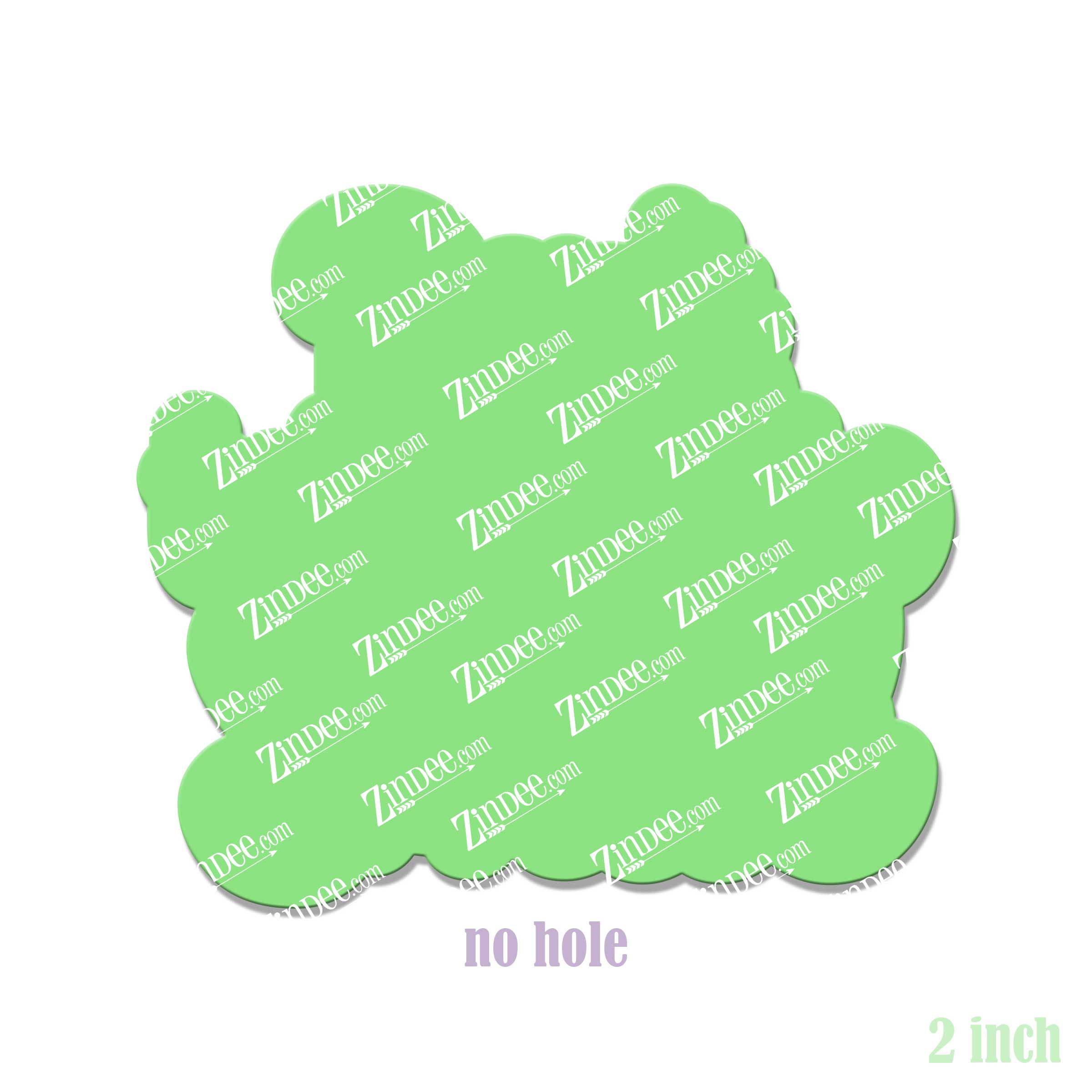 Don't Tell Me To Smile Acrylic Blank- Sticker- UV DTF (2 inch) NO HOLE - Image 2