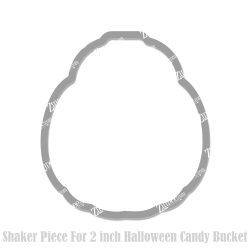 Halloween Candy Bucket Shaker Piece (2 inch)