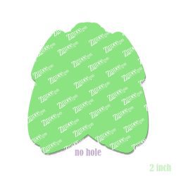 Alternative view of Labeled Anatomical Lungs Acrylic Blank- Sticker- UV DTF (2 inch) NO HOLE