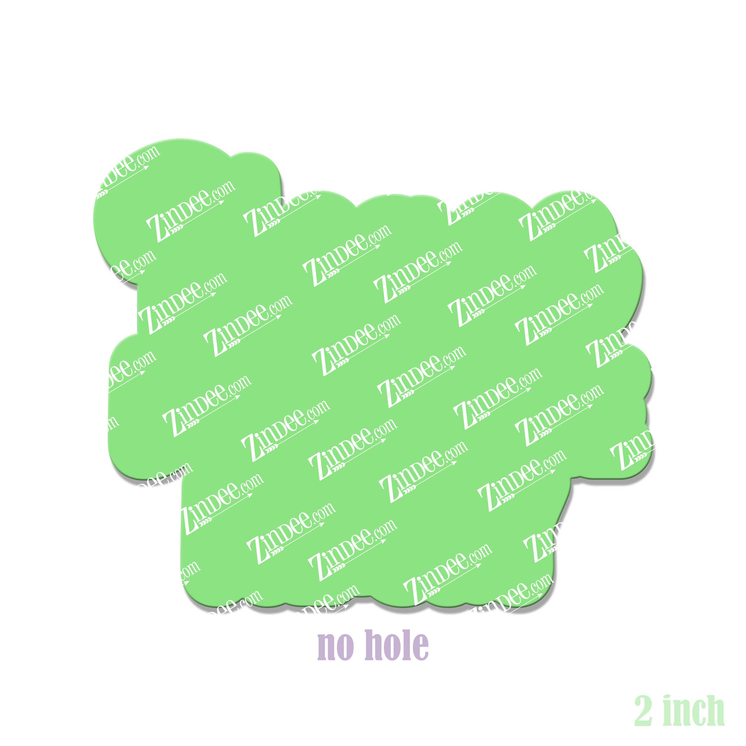 Please Don't Make Me Cry Acrylic Blank- Sticker- UV DTF (2 inch) NO HOLE - Image 2