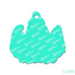 Alternative view of Valentine Gnomes Acrylic Blank- Sticker- UV DTF (1.5 inch)