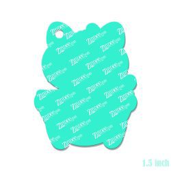 Alternative view of Watermelon Cat Acrylic Blank- Sticker- UV DTF (1.5 inch)