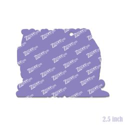 Alternative view of Zombies Eat Brains Acrylic Blank- Sticker- UV DTF (2.5 inch)