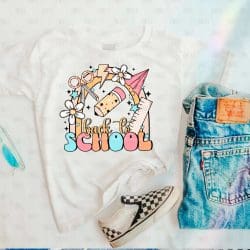 Back To School Girl DTF Transfer