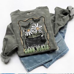 Brewing Good Vibes DTF Transfer