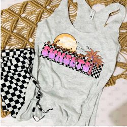 Chasing Sunsets DTF Transfer