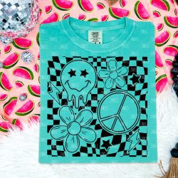 Checker Vibes DTF Transfer