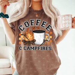 Coffee Campfires DTF Transfer
