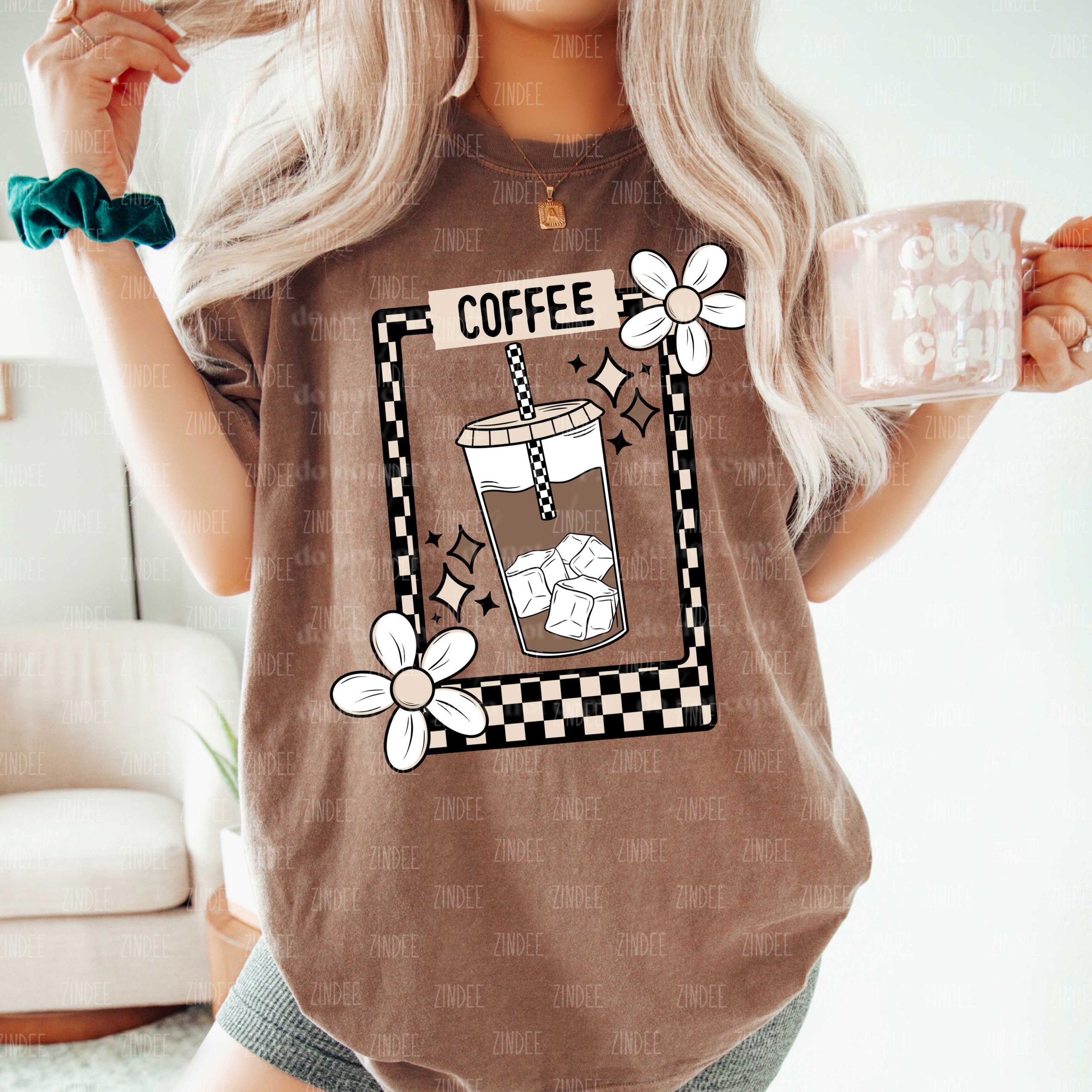 Coffee Card DTF Transfer