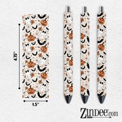 Ghost Pumpkin VINYL Pen Wrap