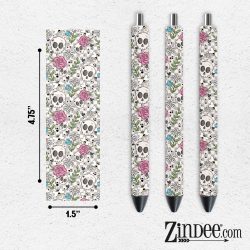 Growing Skellie VINYL Pen Wrap