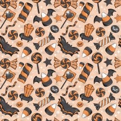 Halloween Candy seamless (vinyl)