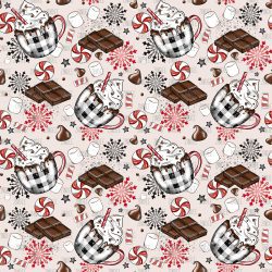 Hot Cocoa Bar seamless (vinyl)