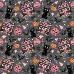 Pink Haunted House seamless (vinyl)