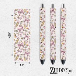 Pink School VINYL Pen Wrap