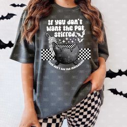 Pot Stirred White DTF Transfer