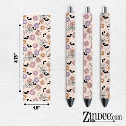Retro Spooky VINYL Pen Wrap