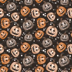 Spooky Pumpkins seamless (vinyl)