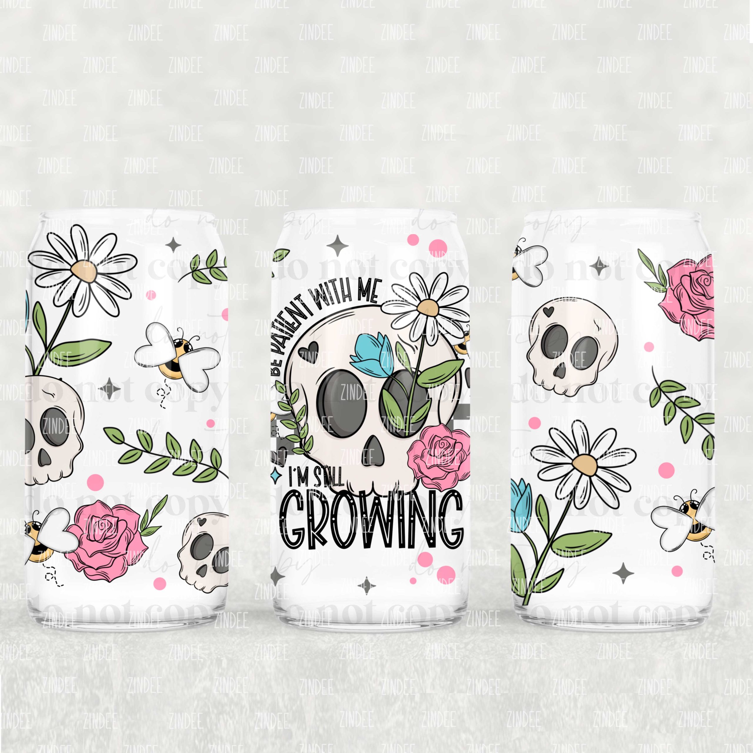 Still Growing UV DTF Glass Can Wrap