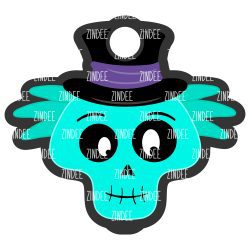 Alternative view of Top Hat Ghost Tumbler Tag (Stanley 20/30 oz 2.0)