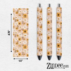 Wildflower VINYL Pen Wrap