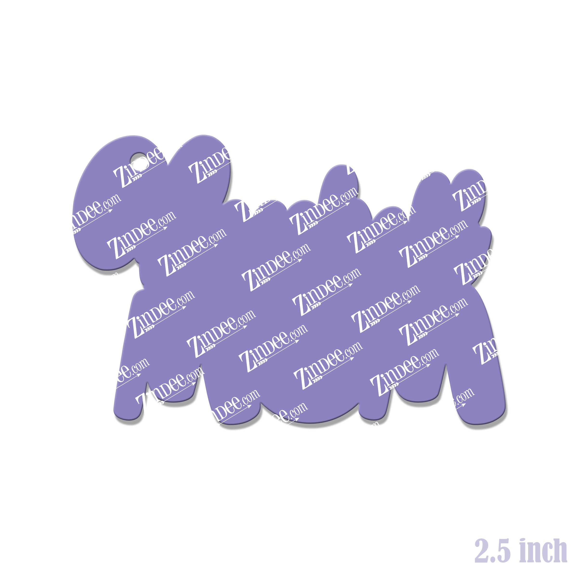 Baseball Mom Acrylic Blank- Sticker- UV DTF (2.5 inch) - Image 2