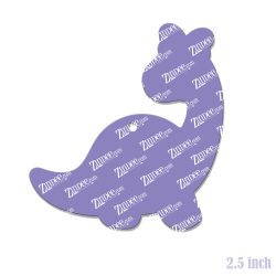 Alternative view of Brontosaurus Acrylic Blank- Sticker- UV DTF (2.5 inch)