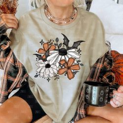 Bat Floral DTF Transfer