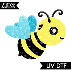 Bumblebee Baby UV DTF Decal (matches acrylic blank)