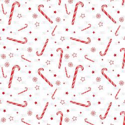 Candy Cane Peppermint seamless (vinyl)
