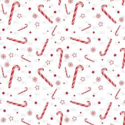 Candy Cane Peppermint seamless (vinyl)