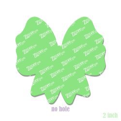 Alternative view of Coquette Bow Acrylic Blank- Sticker- UV DTF (2 inch) NO HOLE