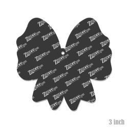 Alternative view of Coquette Bow Acrylic Blank- Sticker- UV DTF (3 inch)