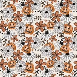 Floral Pumpkin seamless (Sublimation Sheet)